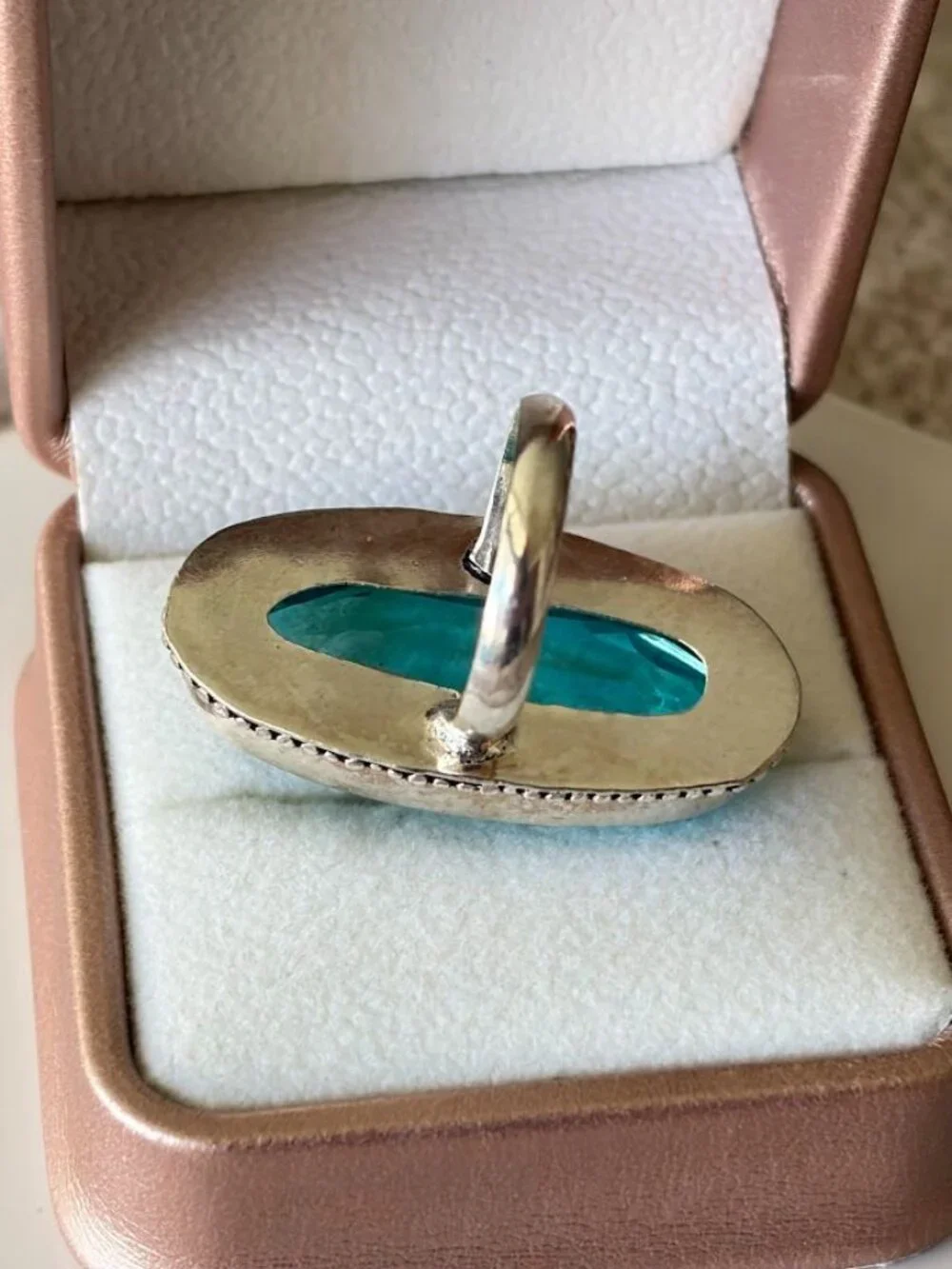 Artisan simulated aquamarine